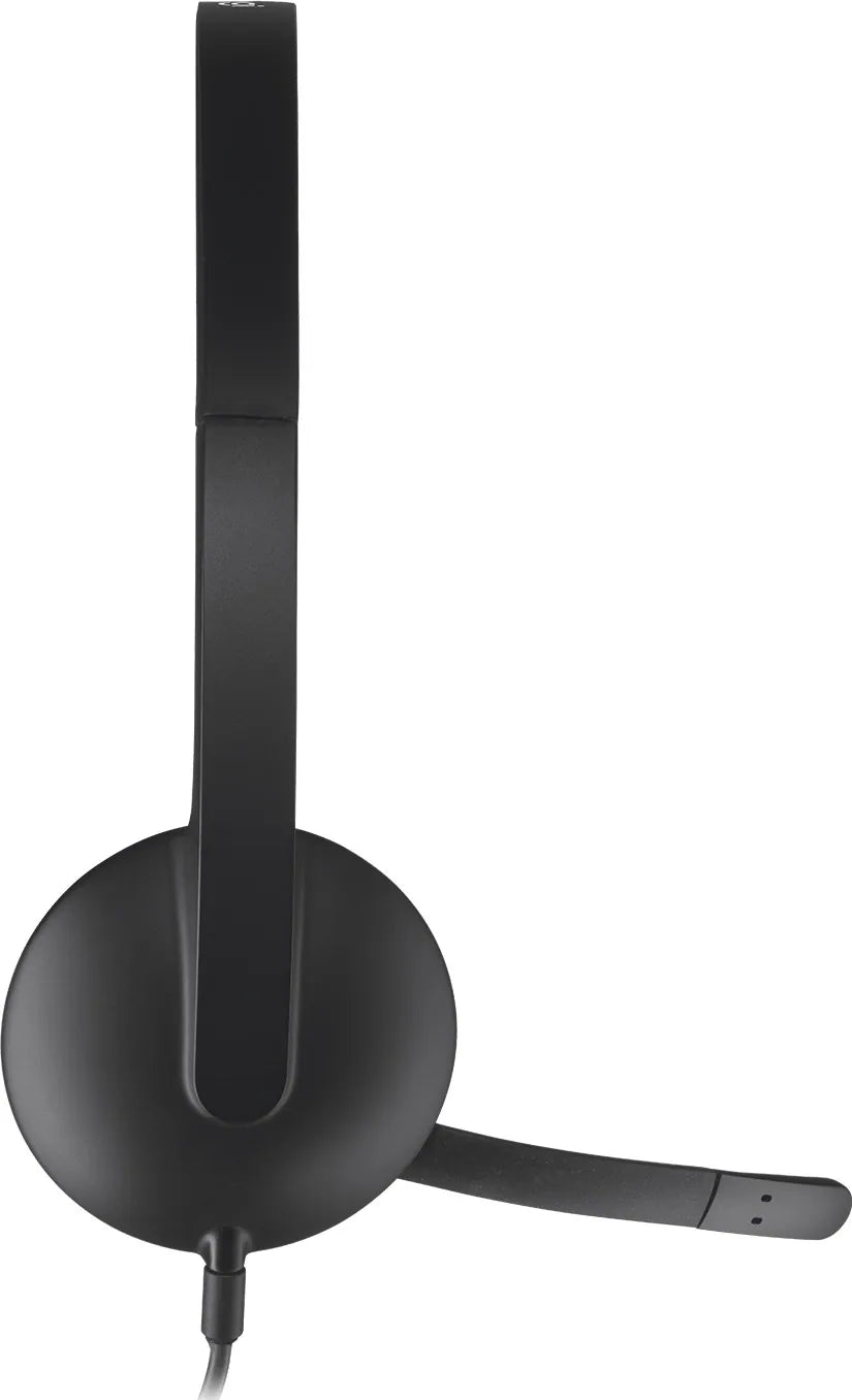 Casque Logitech H111 pour PC avec microphone anti-parasite - USB